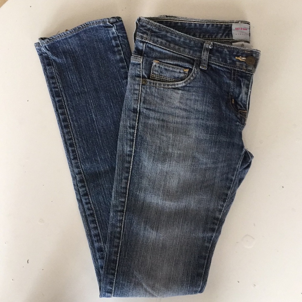 Sass & Bide 27” denim faded blue